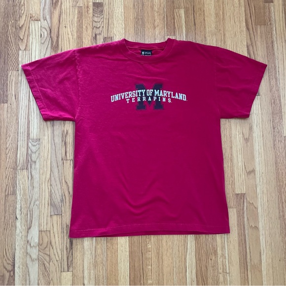 Gear For Sports Red Maryland Terrapins Tee - Picture 1 of 4
